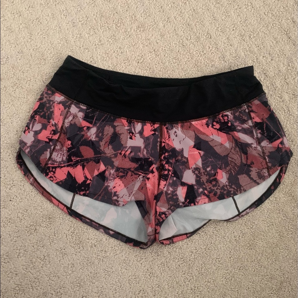lululemon speed shorts 2.5
